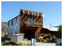 installing solar panels on a home in Tabernash, CO